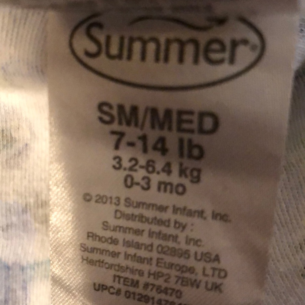 2 Summer Swaddles